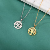Stainless Tree of Life Necklace - 6 Options