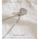 Stainless Steel Necklace Tear Drop Shell Necklace