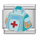 Stainless Steel Medical Themed Italian Charm - 8 Options