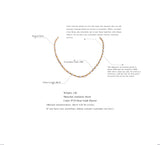 Stainless Steel Freshwater Pearl Gold Colour Necklace
