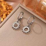 Stainless Steel Hoop Earrings - 2 Colours - 12 Designs