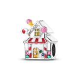 925 Sterling Silver Candy Cane Charm