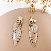 Handmade Fairy Wing Drop Earrings - 54 Options