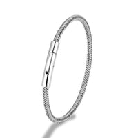 Stainless Steel Cable Wire Link Bracelet - 2 Colours - 3 Sizes