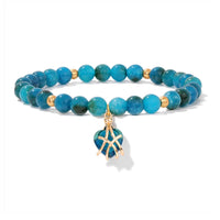 Natural Stone Heart Bracelet - 11 Options