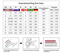 Stainless Steel Classic Cross CZ Ring - 9 Options