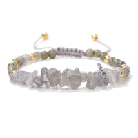 19cm Irregular Chip Stone Bracelet - 16 Options