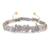 19cm Irregular Chip Stone Bracelet - 16 Options