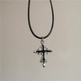 Fashion Gothic Black Pendant Black Necklace - 6 Options