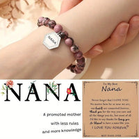 Best Nana Ever Round Beaded Bracelet