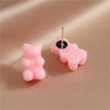 Fashion Candy Colours Duck/Bear Earrings - 25 Options