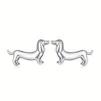 Fashion Dog Stud Earrings - 3 Designs