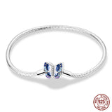 925 Sterling silver 17-20CM Charm Bracelet - Various Designs