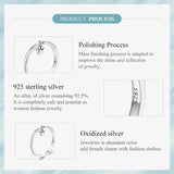 925 Sterling Silver Hanging Pet Paw Ring