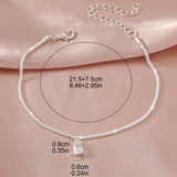 Fashion Sparkling Thin Chain Anklet - 4 Options