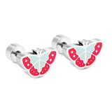 Stainless Steel Small Flat Back Animal Earrings - 20 Options