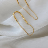 925 Sterling Silver Chain Earrings - 2 Options