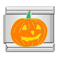 Stainless Steel Halloween Themed Italian Charm - 12 Options