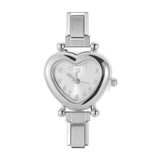 Stainless Steel Heart Italian Charm Watch - 29 Options