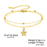 Stainless Steel Charm Anklet/Bracelet - 28 Options - 2 Sizes