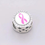 925 Sterling Silver Pink Ribbon/Hope Charm - 5 Options