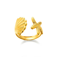 Stainless Steel Summer/Sea Themed Open Rings - 34 Options