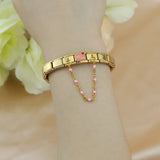 Stainless Steel Beaded Chain Italian Charm - 14 Options