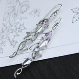 Fashion Crystal Vintage Leaf Earrings - 4 Options