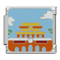 Stainless Steel Sightseeing Travel Italian Charms - 12 Options