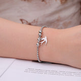 Stainless Steel Bird Bracelet - 2 Colours - 4 Designs