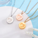 Stainless Steel Pawprint Heart Cremation Urn Locket Necklace - 3 Options