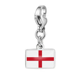 Stainless Steel 10mm Country Flag Charms - 24 Options