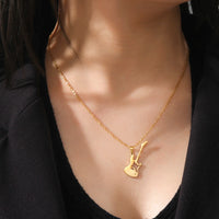 Stainless Steel Music Themed Necklace