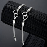 Fashion Heart/Infinity Bracelet - 2 Colours - 7 Options