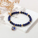 Natural Stone Heart Bracelet - 11 Options