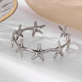 Stainless Steel Open Cuff Bangle - 22 Options