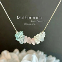 Fashion "Motherhood" Natural Crystal Necklace