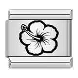 Stainless Steel Flower Italian Charm - 9 Options