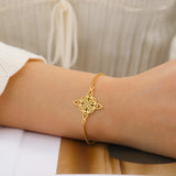 Stainless Steel Celtic Knot Bolo Bracelet - 2 Colours