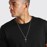 Stainless Steel Cross Layered Necklaces - 6 Options