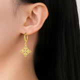 Stainless Steel Celtic Knot Earrings - 2 Colours