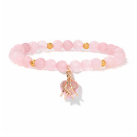 Natural Stone Heart Bracelet - 11 Options