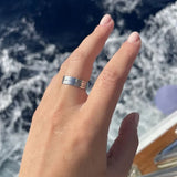 Stainless Steel Positive Words Inspirational Ring - 8 Options