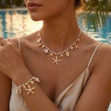 Fashion Ocean Themed Imitation Pearl Necklace/Bracelet/waist chain - 8 Options