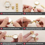 Stainless Steel 9MM Italian Charm Heart Watch - 13 Options
