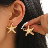 Fashion Starfish Stud Earrings - 6 Options