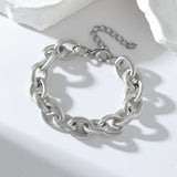 Stainless Steel Chunky Bracelet - 9 Options