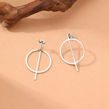 Stainless Steel Circle Earrings