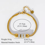 Stainless Steel Gold Colour Bracelet - 10 Options