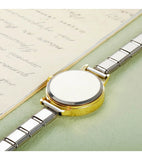 Stainless Steel Round Simple Italian Charm Watch - 4 Colours